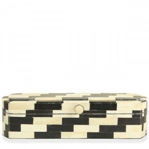 DECORATIVE BONE INLAY JEWELRY BOX - Product Image 1