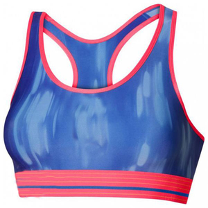 Soutien-gorge de sport bleu personnalisé pour femmes, fabricant de soutien-gorge de sport haut de gamme avec design et tailles sur mesure - Product Image 4