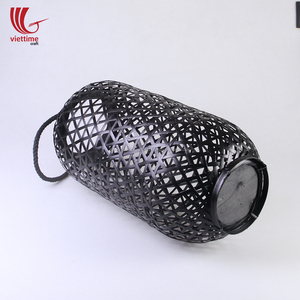 ทอผ้าไม้ไผ่เทียนโคมไฟทำในเวียดนามขายส่ง,ตกแต่งบ้านหัตถกรรม - Product Image 5