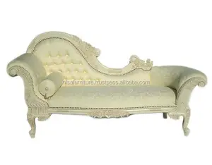 Sofá de salón antiguo francés, para boda y diván
