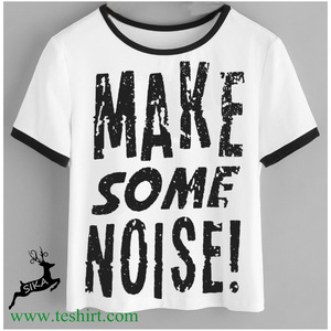 T-shirt Ringer pour homme adulte, mode, impression sérigraphique fantaisie, T-shirt raglan OEM avec col contrasté, T-shirt raglan OEM - Product Image 2