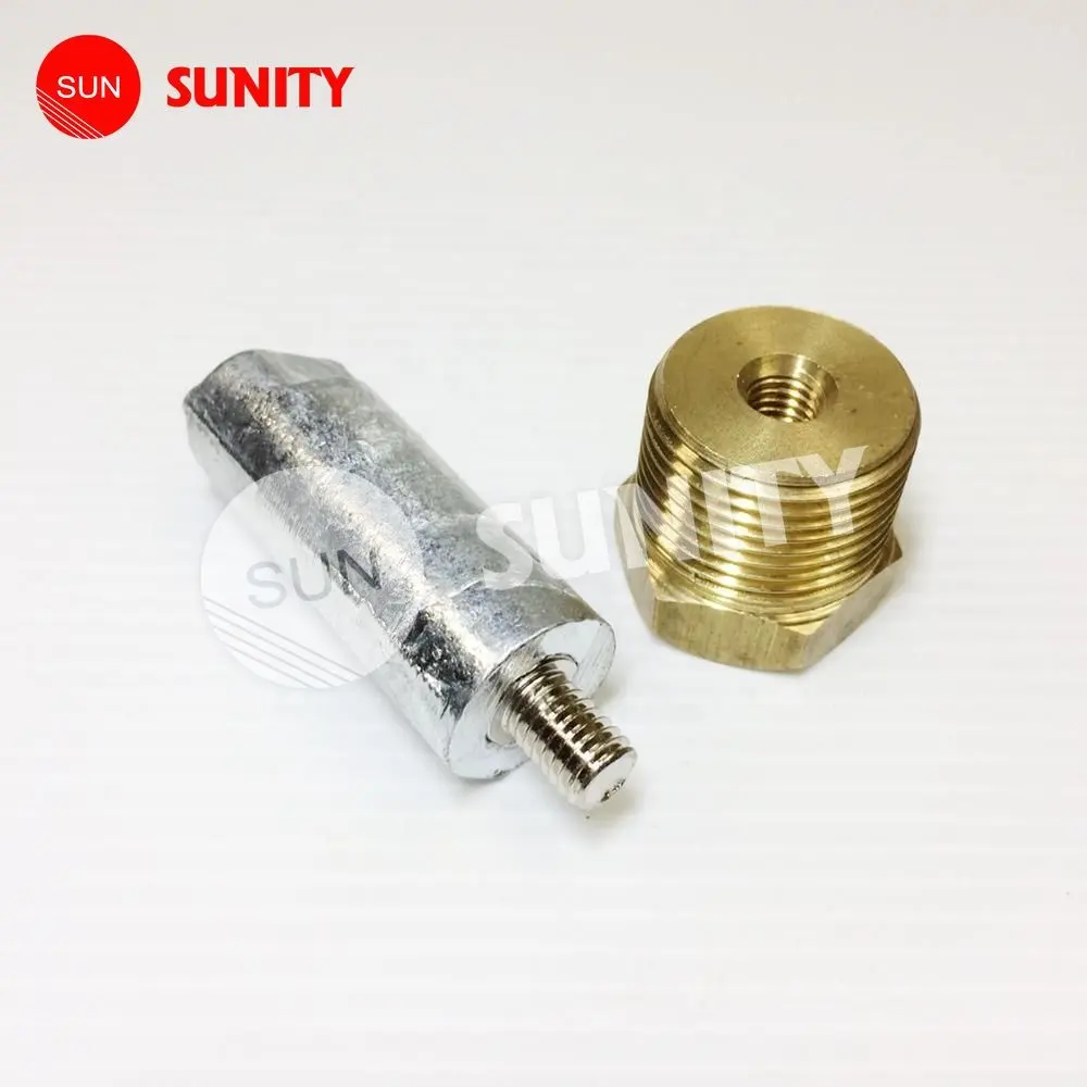 Thay Thế Vỏ Tàu Biển Vỏ Tàu Ballast Xe Tăng Trục Bánh Lái Phần 20Mm * 50Mm * M8 + 3/4 Kẽm Anod Cho Máy Móc