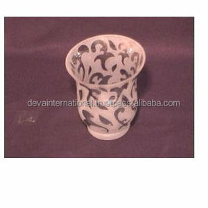 STYLISH <b>CANDLE</b> <b>GLASS</b> VOTIVE OUTDOOR DECOR TEA LIGHT <b>HOLDER</b> CLASSICAL STYLE <b>GLASS</b> TEA LIGHT <b>HOLDER</b> - Product Image 4