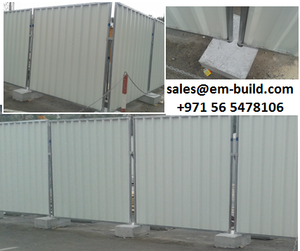 Paneles de cercado del sitio de construcción civil/paneles de cercado de lámina corrugada discontinua - Product Image 1