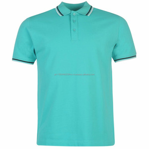 Venta al por mayor 100% algodón de los hombres para Polo camiseta logotipo personalizado patrón sólido tejido de punto fabricante directo de venta - Product Image 1