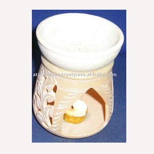 Quemadores de Aceite de Fragancia de Piedra Jabonosa Hechos a Mano - Product Image 1