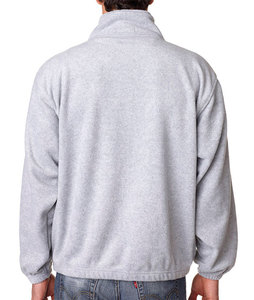 Sudadera con capucha extragrande con cremallera y forro polar de algodón 100% personalizada para hombre, estilo liso, tallas, estampado de logotipo con capucha antibolitas - Product Image 4