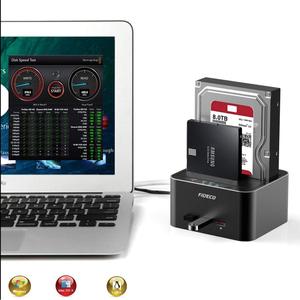 Station d'accueil pour disque dur <span class=keywords><strong>FIDECO</strong></span> tout-en-un, pilote USB 3.0, 2,5, 3,5 SATA, station d'accueil pour disque dur, clone, duplicateur - Product Image 2