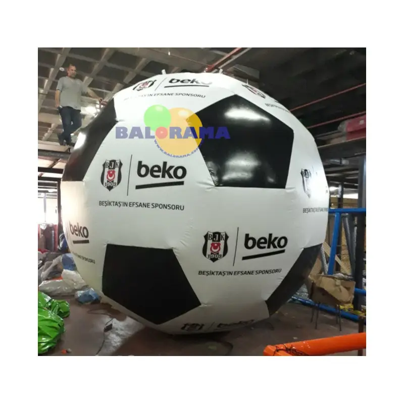 インフレータブルサッカーボール広告バルーン4mtキャノピーマーキーガゼボインフレータブルテントプリント屋外プロモーションイベントスポーツ