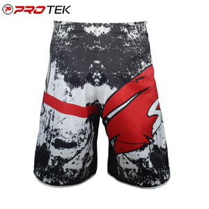 Pantalones cortos de tabla MMA para hombre personalizados OEM, ropa de lucha sublimada cómoda para artes marciales - Product Image 1
