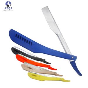 Maquinilla de Afeitar Plegable de Alta Calidad con Mango de Plástico y Soporte de Cuchilla de Acero Inoxidable para el Cuidado Profesional de la Barba - Product Image 3