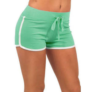 Shorts Deportivos de Algodón Ecológico de Cintura Alta para Mujer, Talla Grande, Ajustados, para Yoga, Correr, Entrenamiento de Verano, Casuales, con Bolsillo - Product Image 4