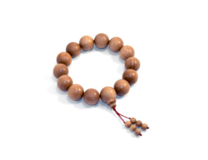Yoga Sandalwood Beads Natural Wood Color Round Loose Beads - Product Image 1