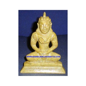 Naturel Stéatite Belle Dieu Bouddha Statue - Product Image 1