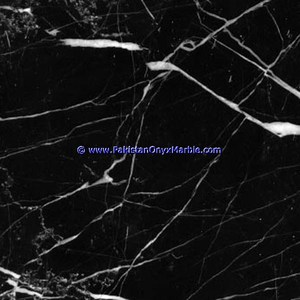 Hermosas Baldosas de Mármol, Mármol Negro Zebra, Piedra Natural - Product Image 1