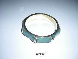 Bracelet bleu en mosaïque d'os unique de haute qualité sur une base en laiton Bracelets à la mode pour femmes et filles au prix de gros - Product Image 3