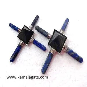 Lapiz Lazuli Energy Crystal Pyramid Generator crystal Reiki energy generator tools for Spiritual & Healing