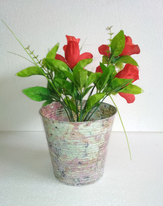 Maceta de barandilla de balcón de hierro, caja de ventana con macetas de Metal para jardín y decoración del hogar - Product Image 1