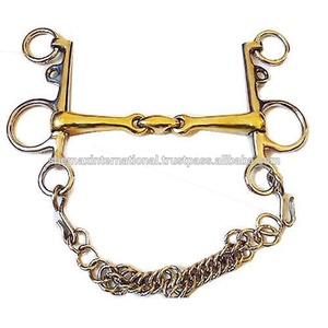 SHEMAX-boca ecuestre PELHAM, doble articulación LOZENGE, mezcla de cobre, broca de caballo - Product Image 5