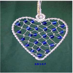 ลูกปัดหัวใจคริสต์มาสแขวนบนดาวลวด - Product Image 2