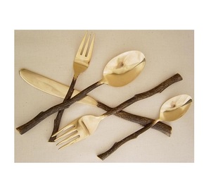 Juego de cubiertos de acero inoxidable personalizados Accesorios de metal ecológicos para hoteles y restaurantes para cenar - Product Image 2