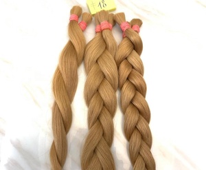 Tendance Couleur Blonde Cheveux Slaves Extensions de Cheveux Humains de Haute Qualité Usine Directe - Product Image 5