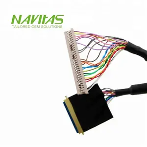 定制40针0.5毫米至DF14 30针高速LVDS液晶显示器控制电缆