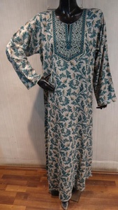 Caftan en coton alpine brodé, nouveau modèle, offre en ligne - Product Image 5