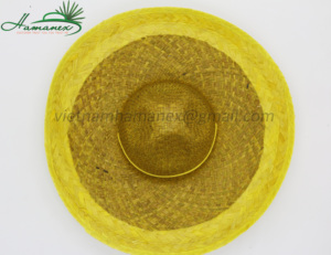 หมวกฟางหญ้าทะเลย้อมสีธรรมชาติสไตล์เม็กซิกันสีสันสดใสและหลากหลายปักลาย - Product Image 3