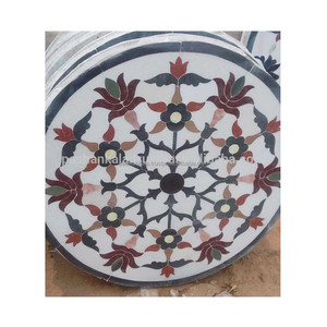 Carreaux de sol en marbre avec motif Rangoli - Product Image 1