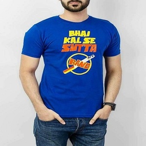 เสื้อยืดแขนสั้นสีดำขายส่งพิมพ์ลายพร้อมโลโก้ที่กำหนดเอง - Product Image 3