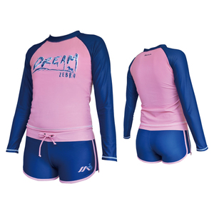 Traje de baño personalizado para mujer de dos piezas con protección UV, traje deportivo para exteriores. - Product Image 1