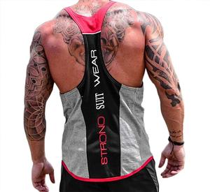 Casual wear hombres camiseta sin mangas, impresión 3D sublimación hombres Top , slim fit jersey sin mangas hombres camiseta sin mangas - Product Image 6