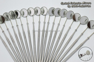 กระจกแต่งหน้าสำหรับต่อขนตาสแตนเลสทรงกลมอุปกรณ์เสริมความงามแบบมืออาชีพสินค้ามาใหม่ส่วนบุคคล - Product Image 4