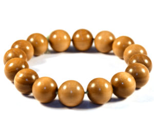 Cuentas Sueltas de Sándalo Natural Riddhi Siddhi, Color Marrón, 6 mm, Redondas, Aroma Dulce y Amaderado, Chandan Mala para Joyería, India - Product Image 1