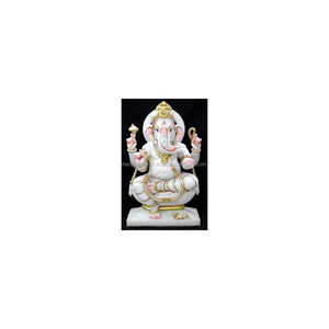 Marble Handcrafted Lord Ganesh Statue - Product Image 1