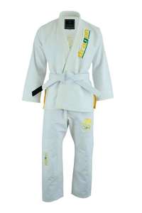 Kimono personalizable de algodón de alta calidad GSM BJJ Gi Competition para adultos Brazilian Jiu Jitsu MMA Grappling Uniform Stretch - Product Image 2