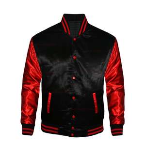 High Quality Satin <b>Bomber</b> Jacket - Product Image 5