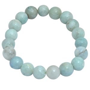 สร้อยข้อมือลูกปัดยืดหยุ่นได้จาก Amazonite สำหรับเป็นของขวัญวันครบรอบแต่งงานหรืองานเลี้ยง - Product Image 1