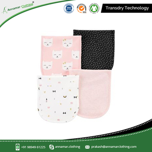 OEM Wholesale Price 100% Cotton High Quality New Design Baby Burp Cloth - Product Image 2