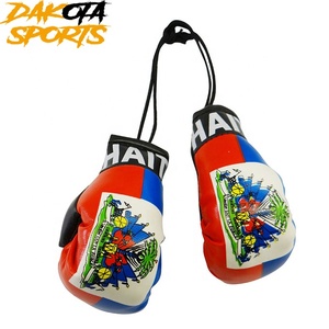 Porte-clés de gants de boxe en cuir et cuir PU sur mesure Porte-clés sport confortable avec logo personnalisé - Product Image 4