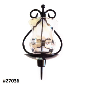 Candle <b>Holder</b> Decorative Scrolled Metal Wall Sconce <b>Tealight</b> <b>Holder</b> - Product Image 6