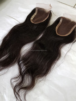 HairExs Frontal Naturel Brésilien Remy Vierge, Closure à Tisser, Lisse, Couleur Naturelle, 100% Cheveux Humains, Qualité Premium, 120g
