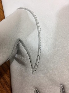 Gants en cuir d'agneau véritable coupe-vent KEVEM pour femme, collection Printemps-Été, avec fourrure de renard véritable, design tendance pour la conduite en extérieur, pour adulte - Product Image 4