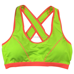 Sujetador deportivo con relleno doble para niñas, sostén deportivo de Material elástico para el cuerpo - Product Image 6