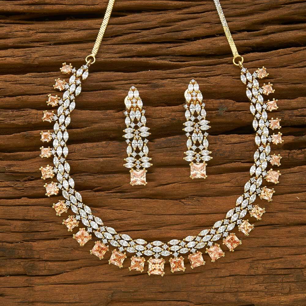 Stylish Necklace Set Indian Imitation Jewellery 54956