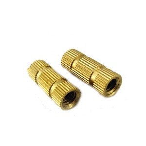 Vis à bois de haute qualité avec écrou d'insertion en laiton prix de gros produit de fixation d'insertion de filetage - Product Image 1