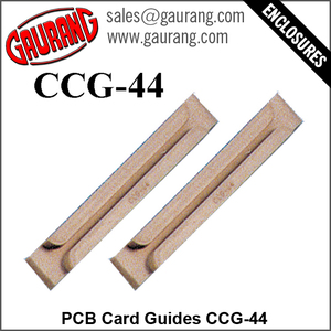 Guides de carte PCB en nylon et ABS moulés par injection CCG-44 pour applications de cartes de circuits imprimés de type LED - Product Image 2