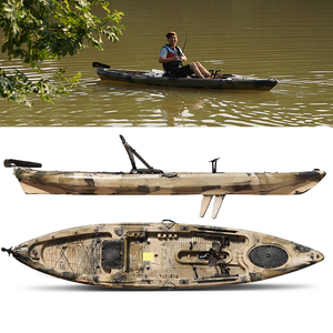 13FT Angler Kayak Boat Best Fishing Kayak Pedal Drive con sedile con telaio in <span class=keywords><strong>alluminio</strong></span> - Product Image 6