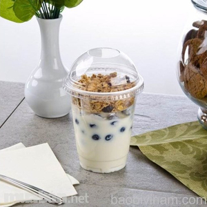 Tasses à thé en plastique PET jetables personnalisées Offre Spéciale avec logo personnalisé imprimé design pour hôtels restaurants certifié ISO tailles 160z/18oz - Product Image 1